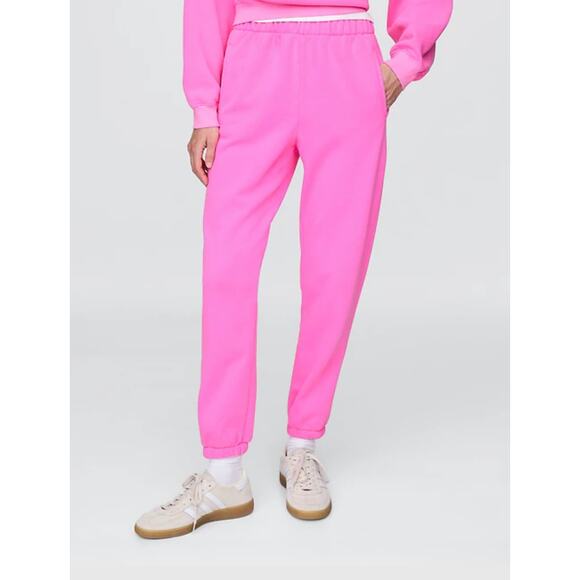 Gap High-Waisted VintageSoft Relaxed Jogger Sweatpants Hot Pink XXL 2XL 2X - Picture 1 of 9